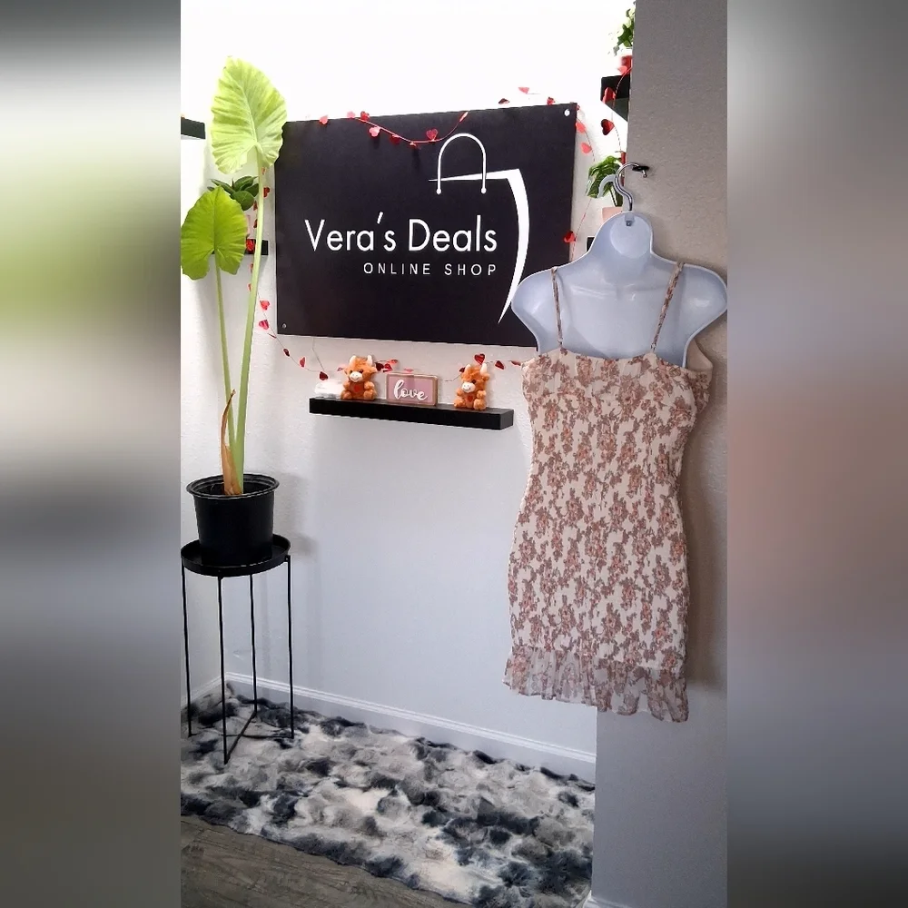 Floral Tie-Front Mini Dress - Picture 14 of 16